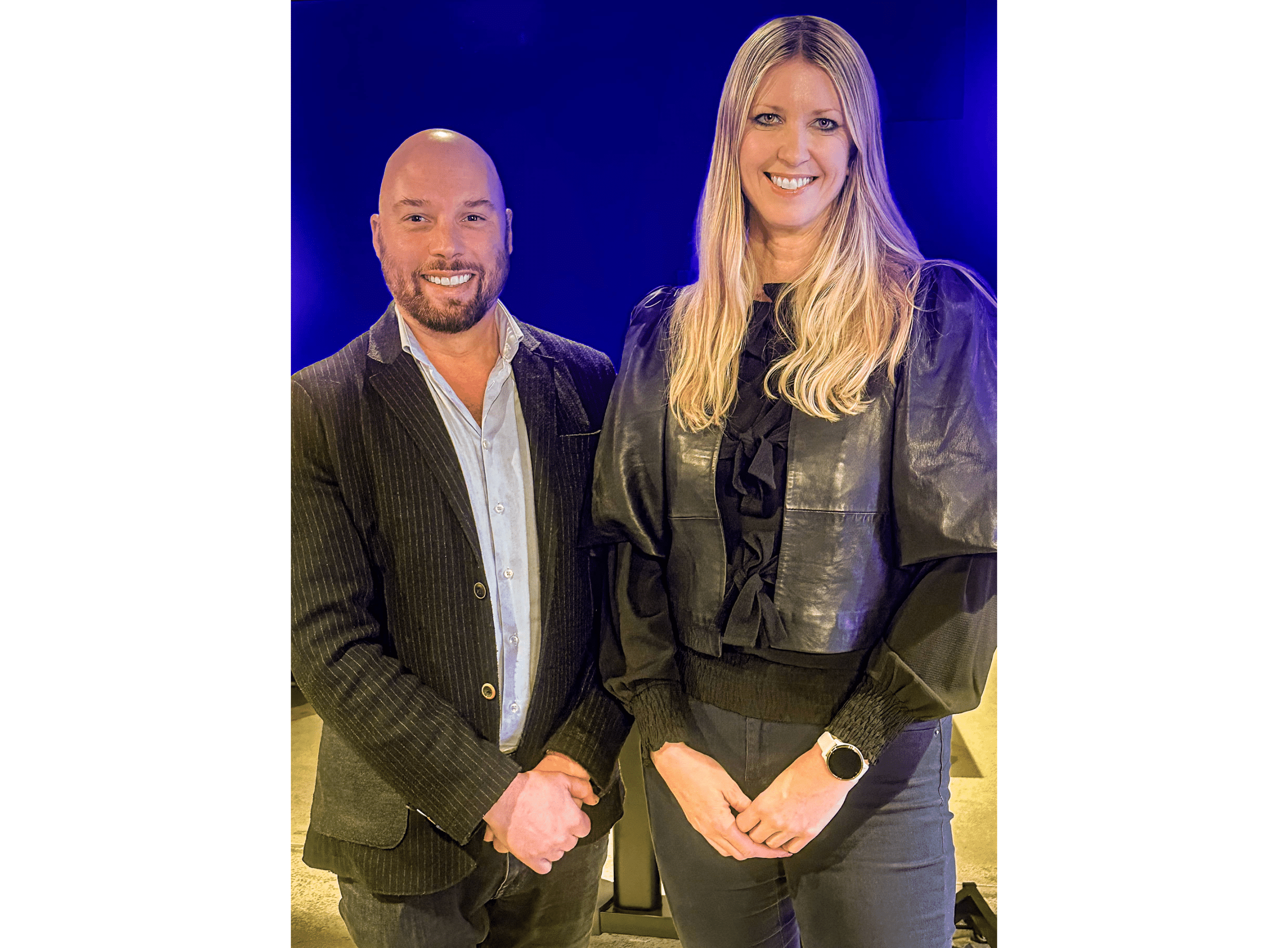 Elisabeth Gathe and Jonathan Coham at Oslo event