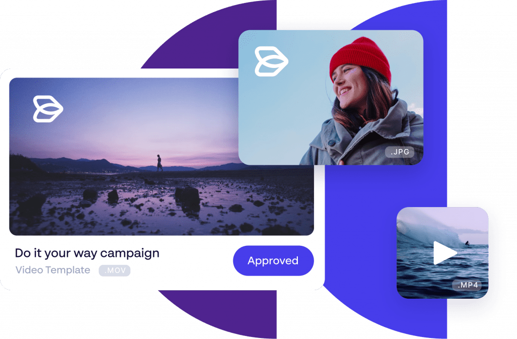 multi-channel asset management for distributed marketing