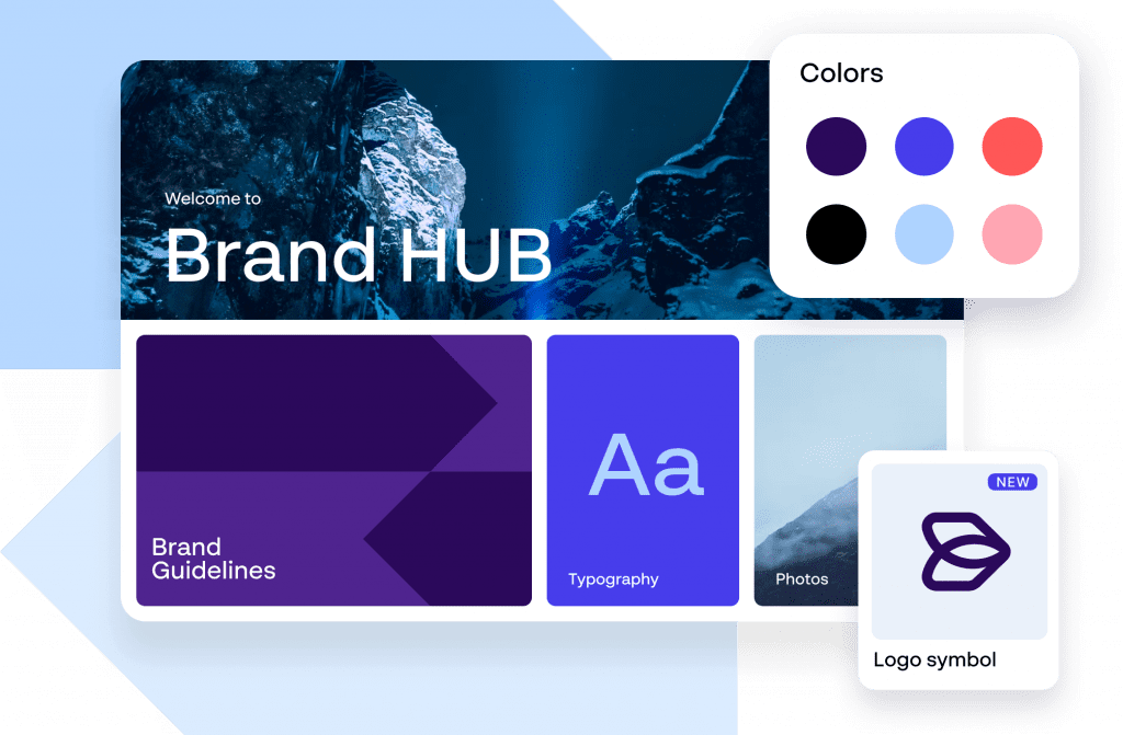 Use the Brand HUB to manage your corporate marketing