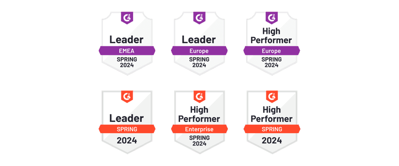 G2 spring badges