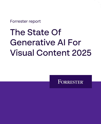 Cover of The State of Generative AI for Visual Content, 2025 report.