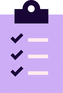 Ticked-off list of DAM RFP requirements graphic
