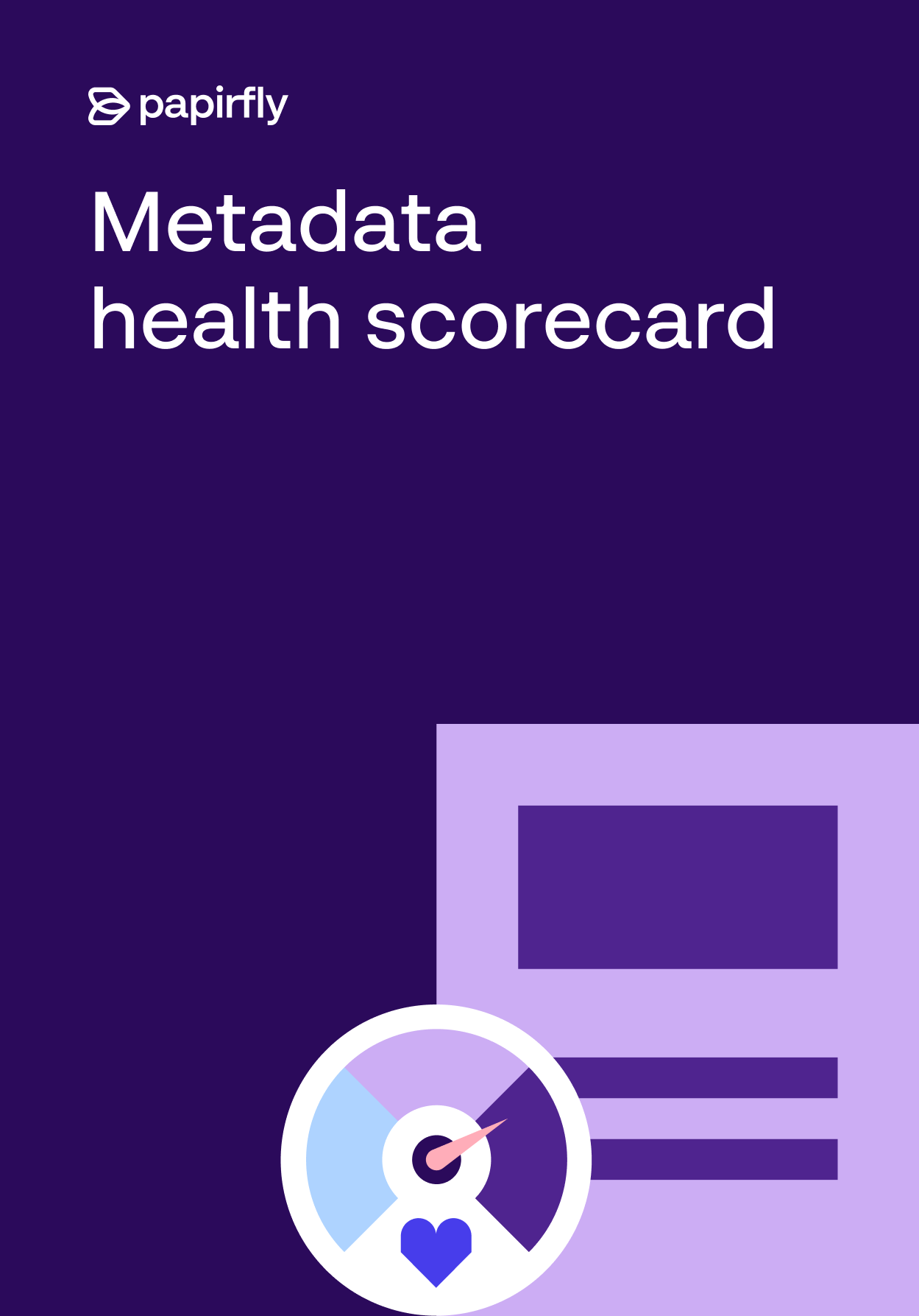 free metadata health scorecard graphic